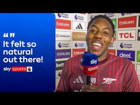Myles Lewis-Skelly FULL post-match interview after starting in midfield for Arsenal 🔴