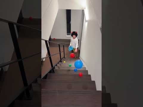 How to play colorful balls🔴🔵🟢🟡Part38 #shorts #トイキッズ