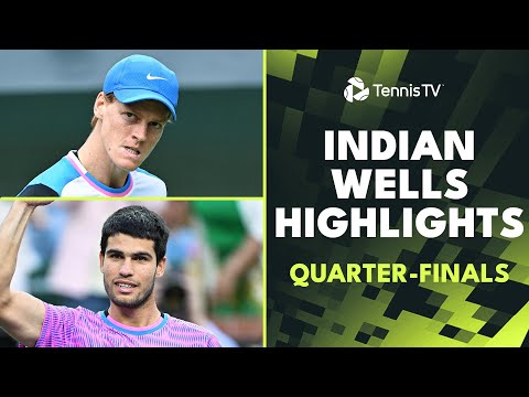 Alcaraz vs Zverev; Medvedev Plays Rune; Sinner Features | Indian Wells 2024 Quarter-Final Highlights