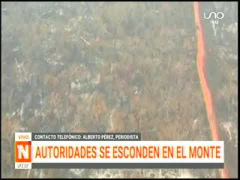 27092024   AUTORIDADES SE ESCONDEN EN EL MONTE ANTE AMENAZAS DE AVASALLADORES   UNO