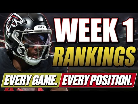 Week 1 Rankings | All Positions & All Games! | 2026 Fantasy Football Advice artwork