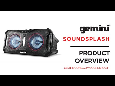 SoundSplash Product Overview by Gemini Sound