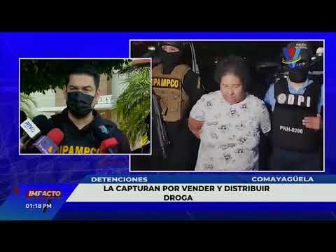 Mujer detenida por tráfico de drogas
