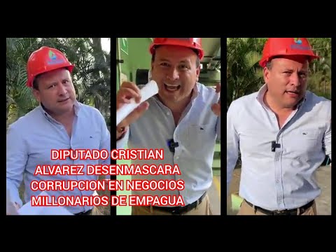 ! URGENTE ! DIPUTADO CRISTIAN ALVAREZ DESENMASCARA CORRUPCION EN NEGOCIOS MILLONARIOS DE EMPAGUA