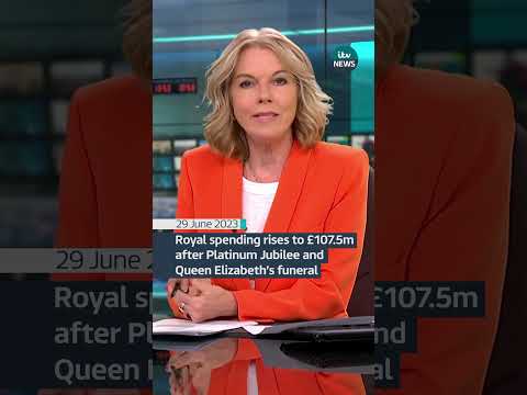 Royal spending rises to £107.5m after Platinum Jubilee and Queen Elizabeth’s funeral #itvnews