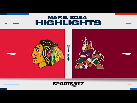 NHL Highlights: Blackhawks vs. Coyotes - March 5, 2024