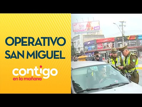 AUTO RETIRADO: La dura fiscalización con narco test en San Miguel - Contigo en La Mañana
