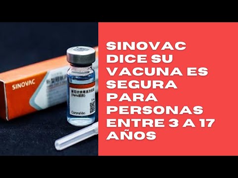Sinovac anunció que su vacuna es segura para los menores entre 3 y 17 años