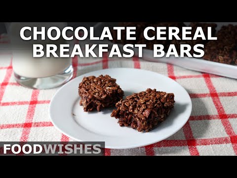 Chocolate Cereal Breakfast Bars - Food Wishes