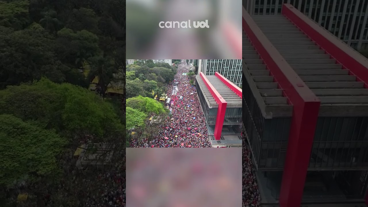 Ato contra anistia e PEC da Blindagem veja imagens de drone que mostram protesto na Av Paulista