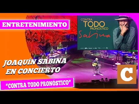 Joaquín Sabina en su gira Contra Todo Pronóstico