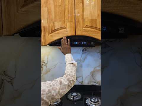 kitchen chimney design automatic 👌 😍 #trending #viral #video @SAJID WOOD WORK