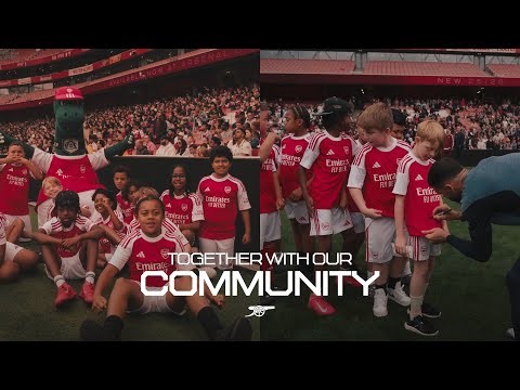 Together with our community ❤️ | David Raya gifts 1,000 free tickets for some lucky young Gooners