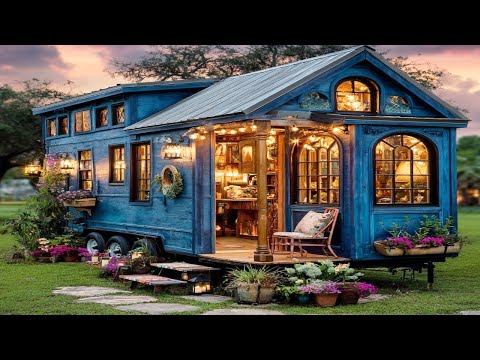 Pretty little house is designed in a classic style mixed with a bit of modernity that everyone loves