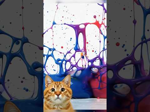 Kpop demon hunters #colors #shortvideo #satisfying #mixingcolors #cat #kpopdemonhunter #colorful