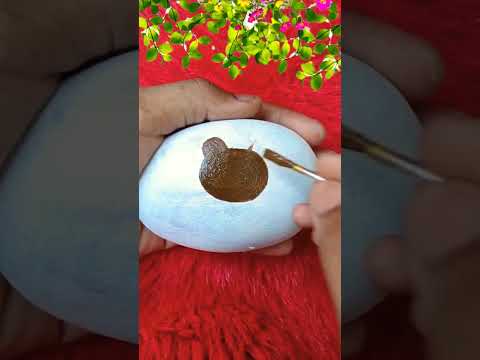 Cute Teddy Bear Rock Art 🐻#diy #creative #viral #shortvideo #artistlife #shorts