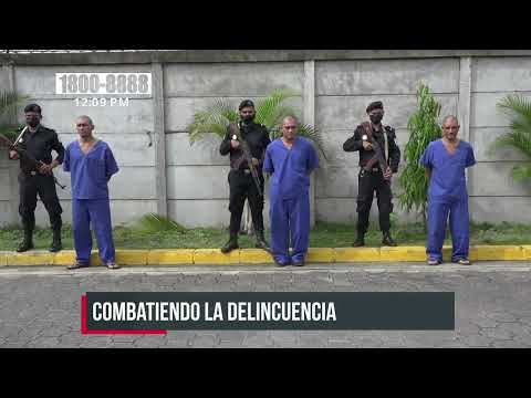 5 presuntos delincuentes están tras las rejas en Boaco - Nicaragua