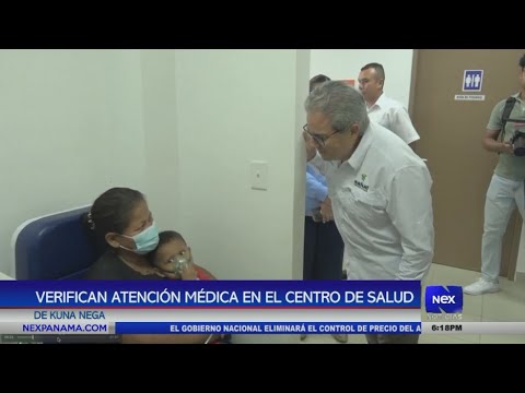 Verifican atencio?n me?dica en el Centro de salud de Kuna Nega