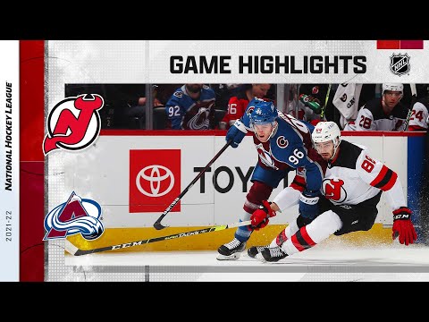 Devils @ Avalanche 4/14 l NHL Highlights 2022 video clip
