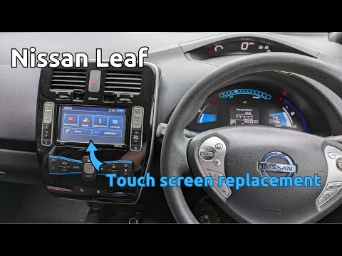 How to replace a faulty touch screen in a Nissan Leaf (or E-NV200)