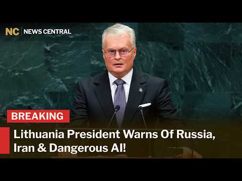 FULL: Lithuania President Addresses Russia, Iran &amp; the Threat of Dangerous AI | AC1Z