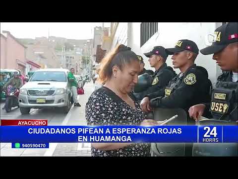 Ayacucho: Esperanza Rojas, conocida de Wilfredo Oscorima es abucheada en su región