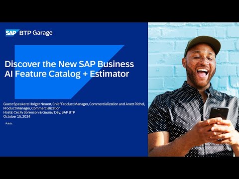 Discover the New SAP Business AI Feature Catalog + Estimator | SAP BTP Garage October 2024