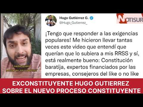 Ex constituyente Hugo Gutierrez sobre el Nuevo Proceso Constituyente