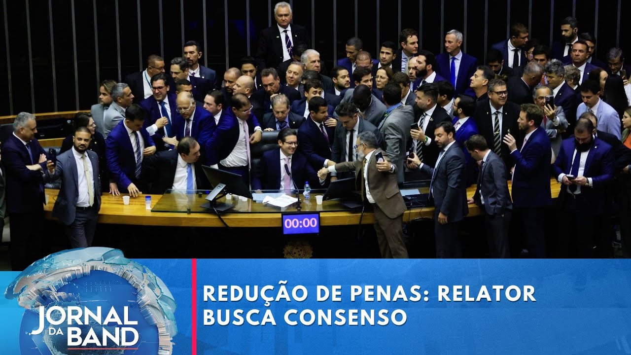 Redução de penas relator busca consenso no Congresso | Jornal da Band