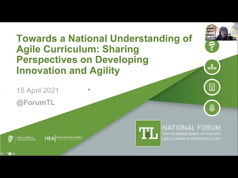 Webinar: Building a Shared Understanding of Agile Curricula. Part 1