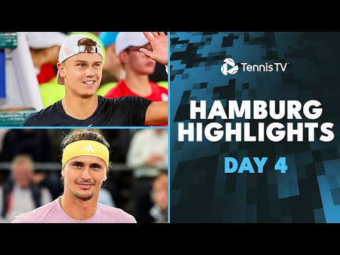 Zverev vs Gaston THRILLER; Rune, Fils, Zhang & More Feature | Hamburg 2024 Day 4 Highlights