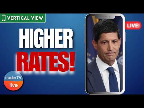 Higher Rates Hit $META $CRWD, Stocks Fall Ahead of Fed Minutes| Stock Market Live (VERTICAL)