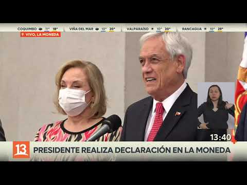 Presidente Piñera se refiere al rechazo de acusación constitucional en su contra