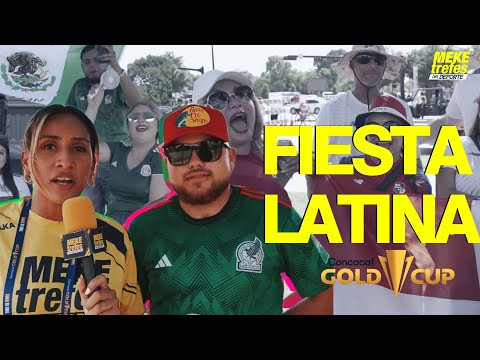 Fanáticos de MÉXICO y PANAMÁ juntos FIESTA LATINA  Copa Oro 2023 | |DALLAS AT&T Stadium