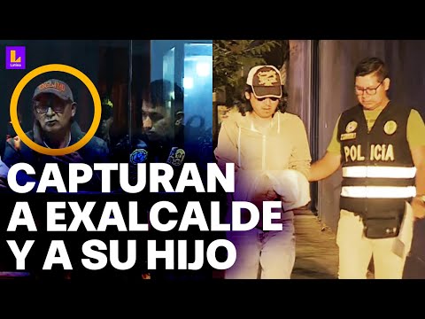 Megaoperativo de PNP contra 'Los compadres ediles': Capturan a exalcalde de Huancavelica y a su hijo