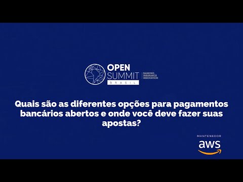 Quais são as diferentes opções para pagamentos bancários abertos