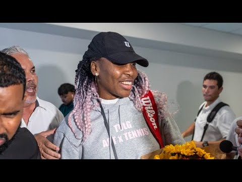 Venus Williams llega a Puerto Rico con ganas de comida criolla