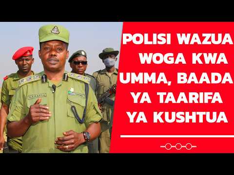 Taarifa Ya Usiku Ya Jeshi La Polisi Imeshtua wengi Na Kuzua Taharuki