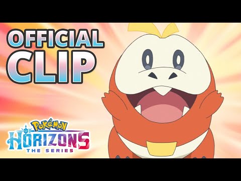Roy and Fuecoco Team Up 🔥 | Pokémon Horizons: The Series | Official Clip