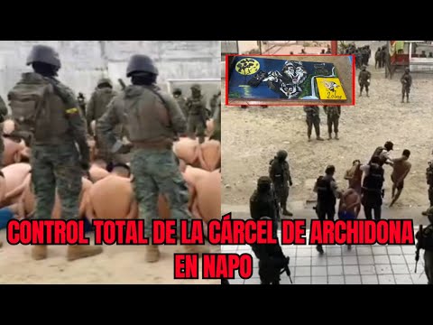 Fuerzas Armadas toman control de la cárcel de Archidona en Napo