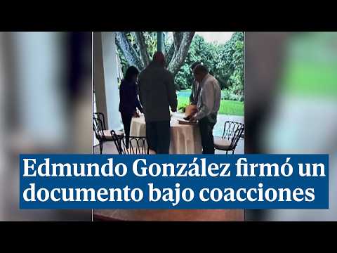 Edmundo González revela que firmó un documento bajo coacciones para salir de Venezuela