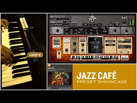 AAS Jazz Café Loop Showcase—Thiago Pinheiro sound pack for Strum GS-2 and AAS Player