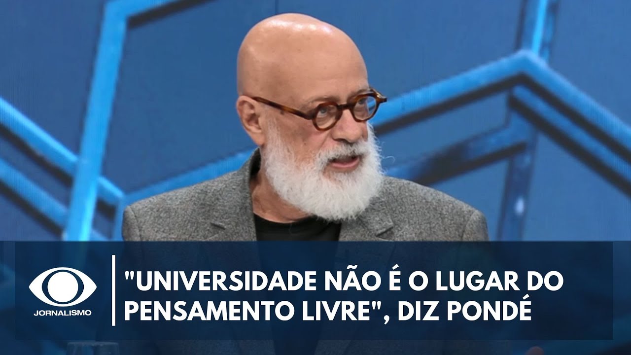 “Universidade não é o lugar do pensamento livre”, diz Pondé | Canal Livre