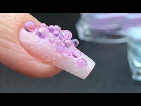 Trendy 3D Bubble Nail art | Nail Gift Box Unpacking by Melodysusie