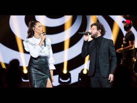 Chimène Badi amincie en jupe fendue, Amel Bent ose la combinaison moulante