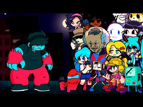 ANIMAL but Every Turn a Different Character Sings 🎶 (FNF Animal but Everyone Sings It)