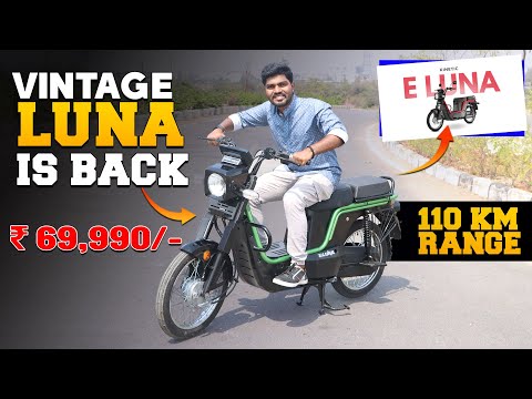 Kinetic E-Luna Review | Perfect Replacement For Tvs XL...? | Electric Vehicles India