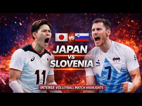 Japan vs Slovenia Epic Volleyball Battle Highlights