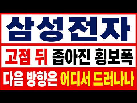[삼성전자 주가전망] 코스피 혼조 속 삼성전자 “이 가격”<strong>을</strong> 되찾을 힘이 있나, 대응 기준을 보세요