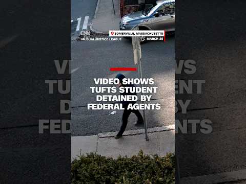 Video shows Tufts student detained by federal agents
